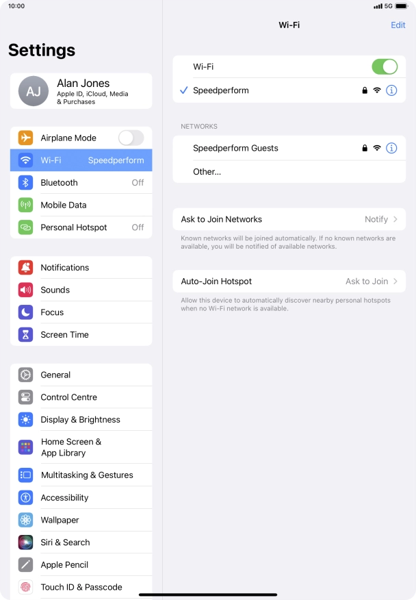 Slide your finger upwards starting from the bottom of the screen to return to the home screen.