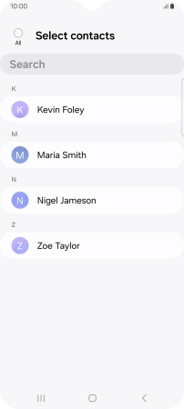 Press the field above 