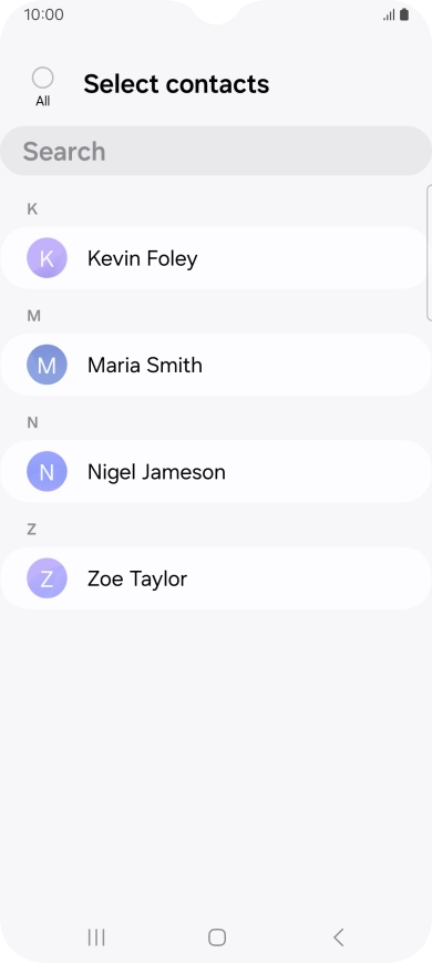 Press the field above 