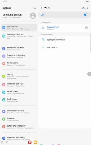Press the Home key to return to the home screen.