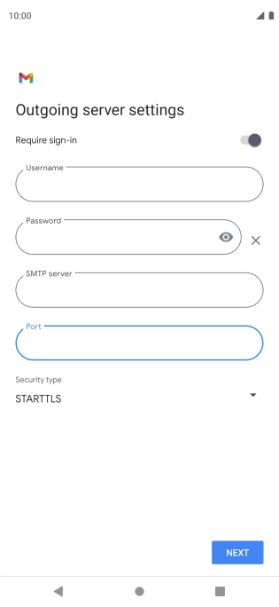 Press the drop down list below 