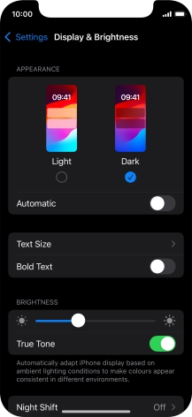 Press the indicator next to Press the indicator next to