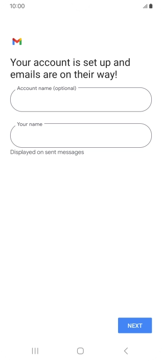 Press the field below 