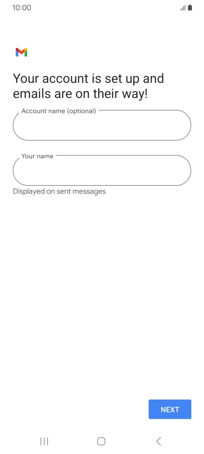 Press the field below 