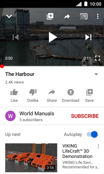 Press the Home key to return to the home screen.