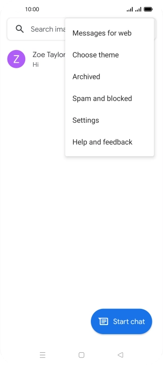 Press Settings. Press Settings.