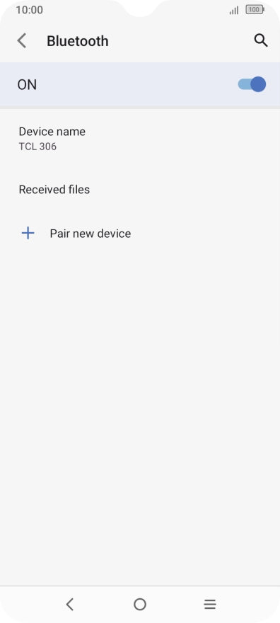 Press Pair new device.