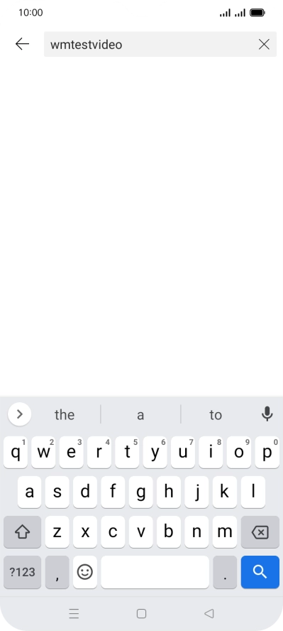 Key in the required search word and press the search icon.