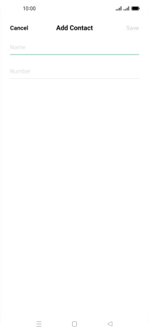 Press Name and key in the required name. Press Name and key in the required name.