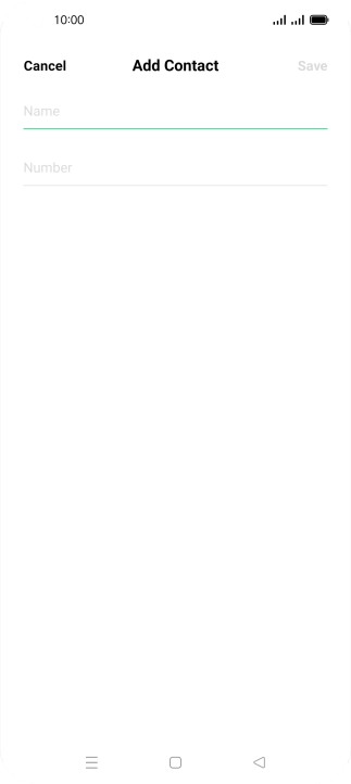 Press Name and key in the required name. Press Name and key in the required name.