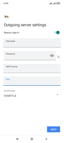 Press the drop down list below 