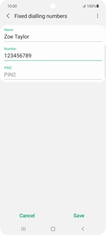 Press PIN2 and key in your PIN2. The default PIN2 is 1111.