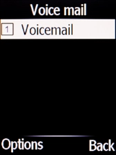 Highlight Voicemail.