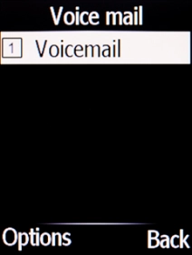 Highlight Voicemail.