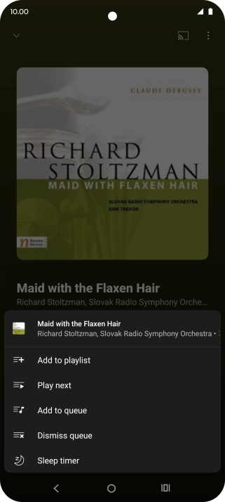 Press the add icon. Press the add icon.