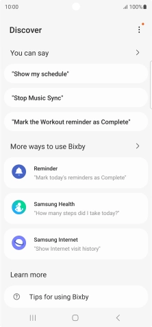 Press You can say for more examples.