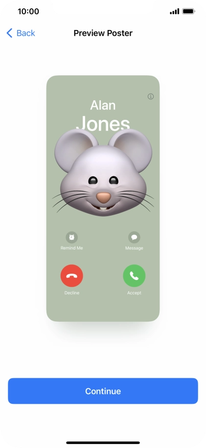 Press Continue. Press Continue.