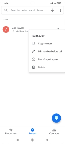 Press Block/report spam.