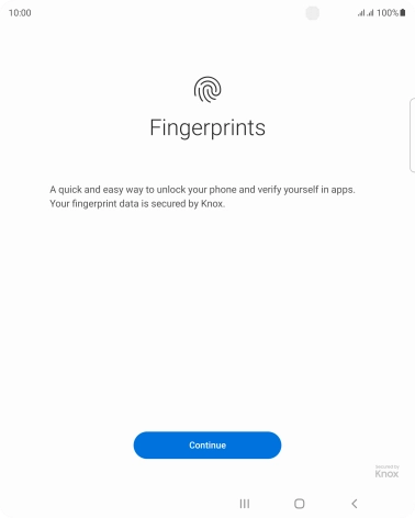 Press Continue. Press Continue.