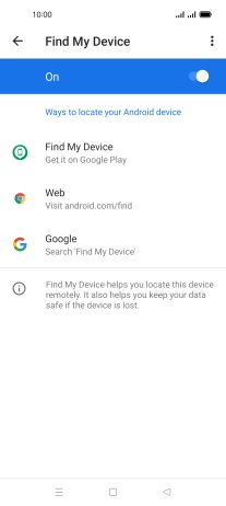 Press the Home key to return to the home screen.