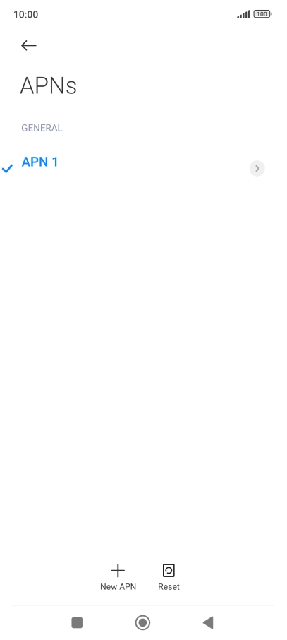 Press New APN.