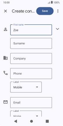 Press Surname and key in the required last name. Press Surname and key in the required last name.