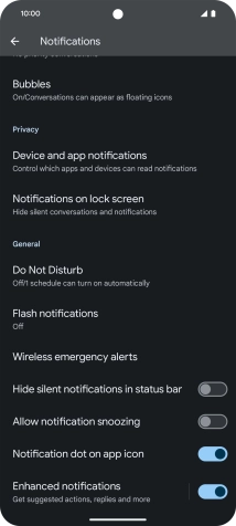 Press Do Not Disturb.