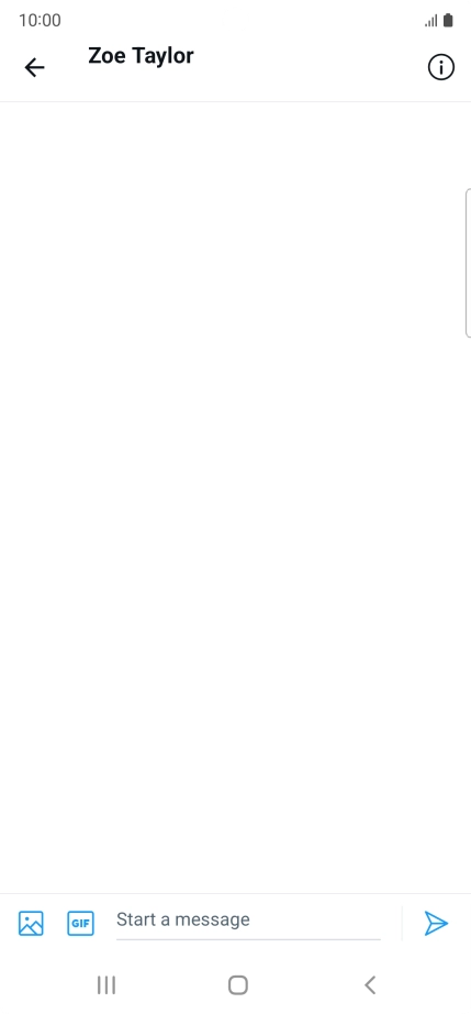 Press the text input field.