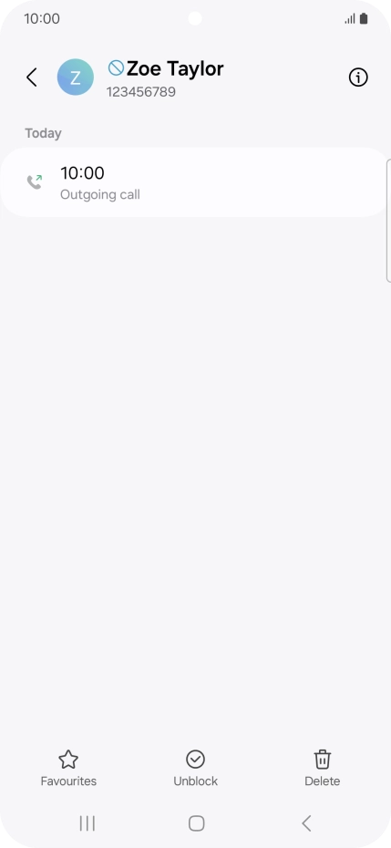 Press the Home key to return to the home screen.