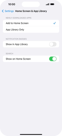 To add new downloaded apps to both the home screen and App Library, press Add to Home Screen. To add new downloaded apps to both the home screen and App Library, press Add to Home Screen.
