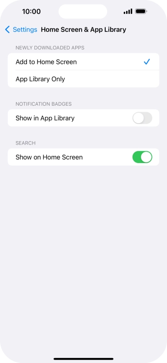To add new downloaded apps to both the home screen and App Library, press Add to Home Screen. To add new downloaded apps to both the home screen and App Library, press Add to Home Screen.