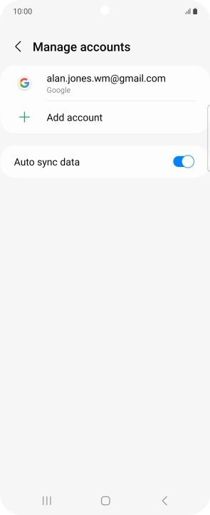 Press the Home key to return to the home screen.