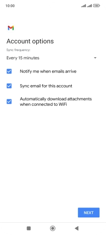 Press the drop down list below 