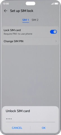 Key in your PIN and press OK. Key in your PIN and press OK.