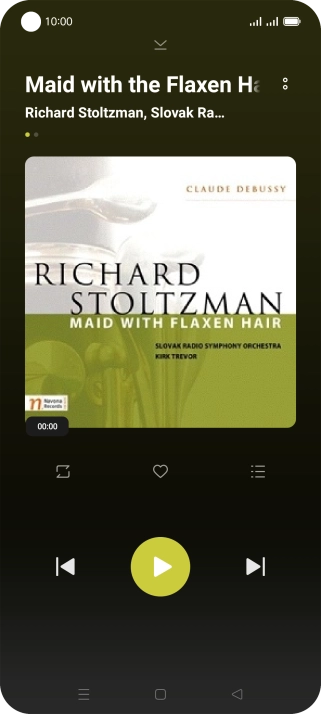 Press arrow right to go to the next audio file.