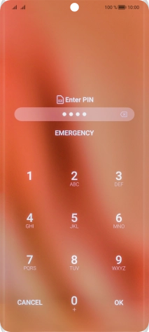 Key in a new four-digit PIN and press OK.