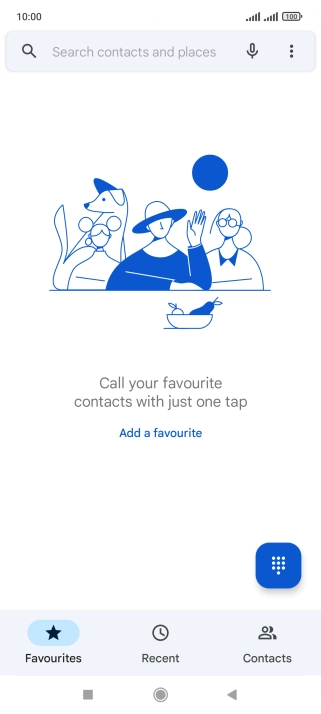 Press the menu icon. Press the menu icon.