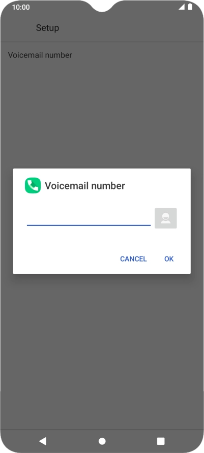 Key in +447836121121 and press OK.