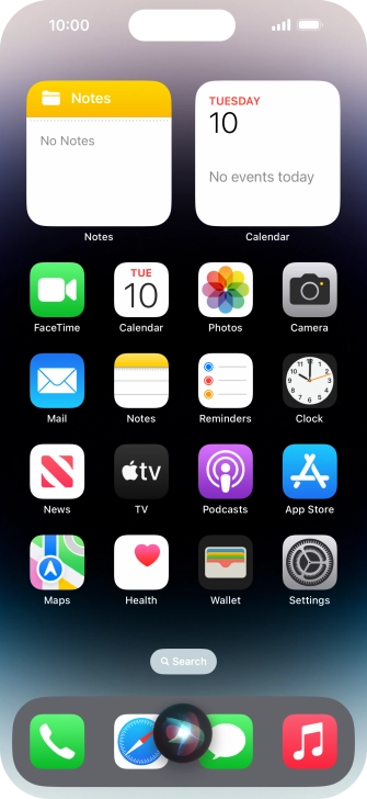 Say, in your own words, what you would like your phone to do, e.g.: CAMERA, CALL [contact], SEARCH THE WEB FOR [information].