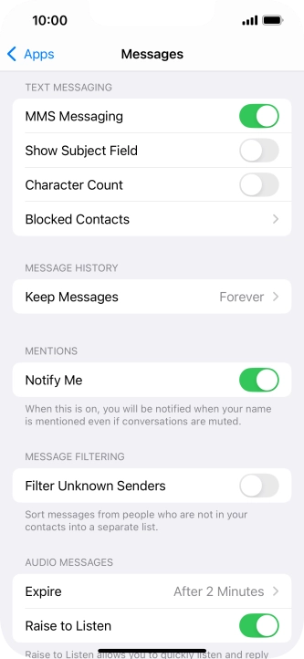 Slide your finger upwards starting from the bottom of the screen to return to the home screen.