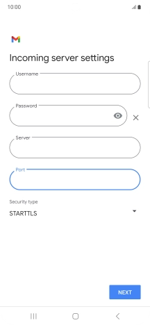 Press the drop down list below 