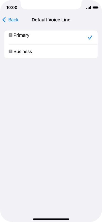 Press the required price plan.