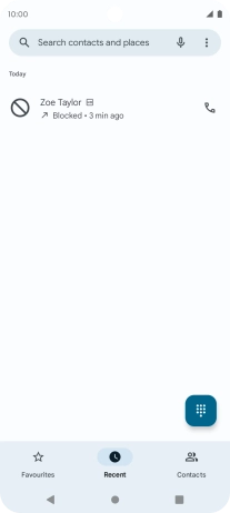 Press the Home key to return to the home screen.