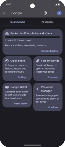 Press Find My Device. Press Find My Device.
