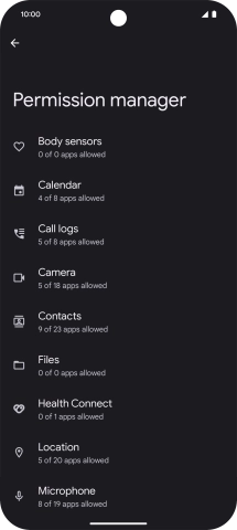 Press the required phone function. Press the required phone function.