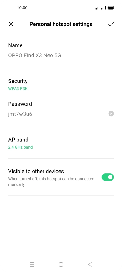 Press the field below 