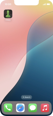 Press and hold the required app.