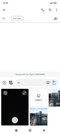 Press Gallery and go to the required folder.