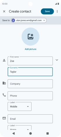 Press Phone and key in the phone number.