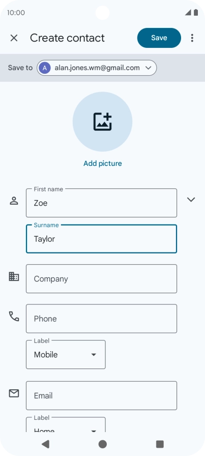 Press Phone and key in the phone number.